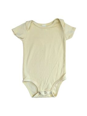 Little & Lively Yellow Short Sleeve Onesie 1-2T